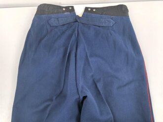 Kaiserreich, lange Hose für Offiziere der Infanterie. Getragenes Stück in gutem Zustand, ungereinigt.