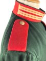 Preussen, Waffenrock für einen Angehörigen im Garde Jäger Btl. Eigentumstück in gutem Gesamtzustand, mit  Schiesspreis 1908. Namensetikett in der linken Achsel. Guter Gesamtzustand, selten
