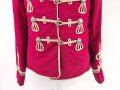 Preussen, Attila eines Sergeanten im Husaren Regiment 5. Krapprot mit weißer Kantschnur. Eigentumstück in gutem Zustand, selten