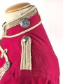 Preussen, Attila eines Sergeanten im Husaren Regiment 5. Krapprot mit weißer Kantschnur. Eigentumstück in gutem Zustand, selten