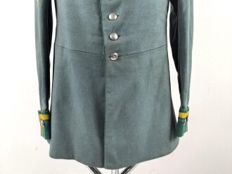 1.Weltkrieg Preussen, Waffenrock für einen Gefreiten im Jäger Regiment zu Pferde Nr. 3 ( Colmar ). Ungereinigtes Eigentumstück in gutem Gesamtzustand