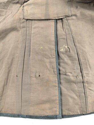 1.Weltkrieg Preussen, Waffenrock für einen Gefreiten im Jäger Regiment zu Pferde Nr. 3 ( Colmar ). Ungereinigtes Eigentumstück in gutem Gesamtzustand
