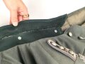 Geschönte Feldbluse Modell 1936 für Kraftfahrtruppe des Stabsfeldwebel Brinkmann.. Meiner Ansicht nach so zusammengehörig. Guter Zustand
