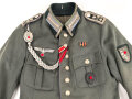 Geschönte Feldbluse Modell 1936 für Kraftfahrtruppe des Stabsfeldwebel Brinkmann.. Meiner Ansicht nach so zusammengehörig. Guter Zustand