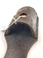 Kaiserreich und 1. Weltkrieg, Koppelschuh zum Seitengewehr M98/05. Ungewöhnliche, nicht genietete Ausführung ohne Herstellermarkierung