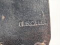 Koppelschuh zum Seitengewehr M84/98 für K98 der Wehrmacht. Guter Zustand, mit Reichsbetriebsnummer