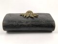 Frankreich ? , lederner Kartuschkasten in gutem Zustand, breite 15,5cm