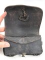 Frankreich ? , lederner Kartuschkasten in gutem Zustand, breite 15,5cm