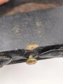 Frankreich ? , lederner Kartuschkasten in gutem Zustand, breite 15,5cm