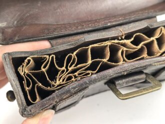 Kaiserreich, Patronentasche Modell M1874/77, datiert 1888, Kammerstück Grenadier Regiment 119 Württemberg. Getragenes Stück
