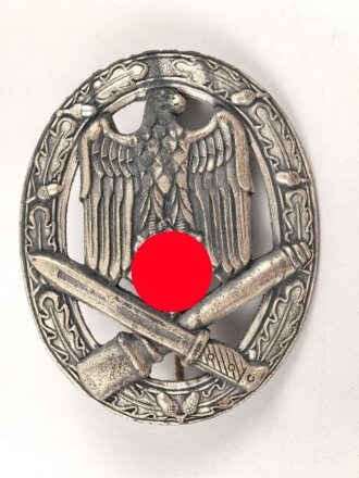 Allgemeines Sturmabzeichen, Zink versilbert, guter Zustand