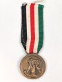 Deutsch Italienische Erinnerungsmedaille an den Feldzug in Afrika, bronze am Band