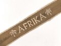 Ärmelband " Afrika" sogenannte Kamelhaarausführung. Getragenes Stück
