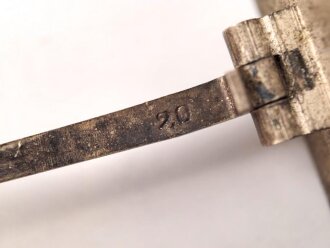 Eisernes Kreuz 1. Klasse 1939 im Etui. Hersteller "20" auf der Nadel für Zimmermann . Sehr guter Zustand