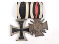 Ordenspange  Eisernes Kreuz 2. Klasse 1914 und Ehrenkreuz für Frontkämpfer