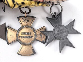 Ordenspange  Preussen, Kreuz für Kriegshilfsdienst, Württemberg Wilhelmskreuz, Ehrenkreuz für Kriegsteilnehmer