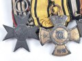 Ordenspange  Preussen, Kreuz für Kriegshilfsdienst, Württemberg Wilhelmskreuz, Ehrenkreuz für Kriegsteilnehmer