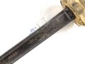 Degen für Offiziere um 1840. gereinigtes Stück in gutem Gesamtzustand