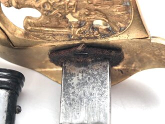 Preusse, IOD89, Infanterie Offiziers degen Modell 1889. Aus Teilen zusamengesetztes Stück