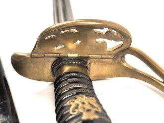 Preusse, IOD89, Infanterie Offiziers degen Modell 1889. Aus Teilen zusamengesetztes Stück
