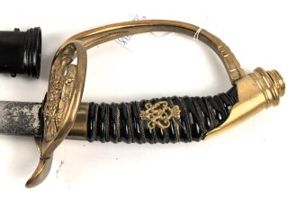 Preusse, IOD89, Infanterie Offiziers degen Modell 1889. Aus Teilen zusamengesetztes Stück