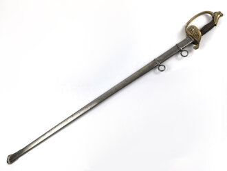 Sachsen, Degen für Offiziere Modell 1867. Klinge...