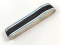 Bayern, Ordensband zur Militär Verdienst Medaille in silber. Breite 25mm, sie erhalten je 15cm von der Rolle abgeschnitten