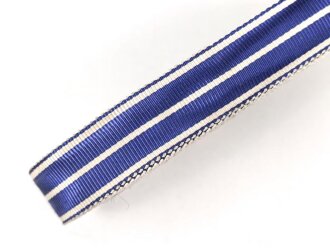 Schaumburg Lippe, Ordensband zur Bandspange zum Kreuz für Treue Dienste 1914. Breite 15mm, sie erhalten je 10 cm von der Rolle abgeschnitten
