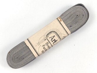 Schaumburg Lippe, Ordensband zur Bandspange zum Kreuz für Treue Dienste 1914. Breite 15mm, in der originalen Banderole, laut dieser 10 Meter