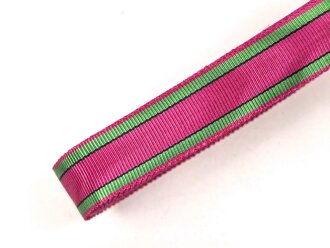 Sachsen Meiningen, Band zur Bandspange des Ernestinischen Hausorden. Breite 15mm, sie erhalten je 10cm von der Rolle abgeschnitten