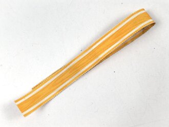 Preussen, Band für die Bandspange zur Rettungsmedaille. Breite 15mm, Länge 25cm