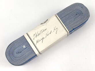 Italien, Bündel Ordensband zum Kriegsverdienstkreuz 1.Weltkrieg. Breite 30mm, in der originalen Banderole, laut dieser 10 Meter