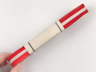 Italien, Bündel Band zur Bandspange zum Orden der Krone Italiens. Breite 15mm, in der originalen Banderole, laut dieser 10 Meter