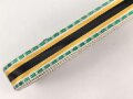 Sachsen Meiningen, Band zur Bandspange zum Kreuz für Verdienst im Kriege 1915. Breite 15mm, sie erhalten je 10cm von der Rolle abgeschnitten