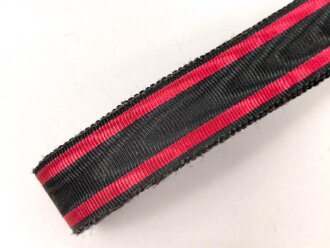 Hessen, Band für eine Bandspange zum Ludewgsorden. Breite 15mm, sie erhalten je 10cm von der Rolle abgeschnitten