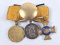 Preussen, Knopflochminiatur mit drei Auszeichnungen, diese jeweils in 16mm Ausführung