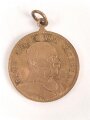 Sachsen, Gedenkmedaille " Einigkeit macht stark"