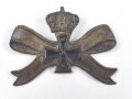 Teil eines Abzeichens für Militär oder Kriegerverein. Breite knapp 45mm