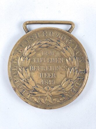Baden, Gedächtnismedaille für 1849