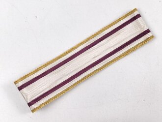 Rumänien, Band zum Sanitäts Verdienstkreuz. Breite 25mm, Länge 33cm