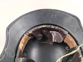 Stahlhelm Luftschutz, in allen Teilen originales Stück, ungereinigt