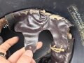 Stahlhelm Luftschutz, in allen Teilen originales Stück, ungereinigt