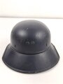 Stahlhelm Luftschutz, in allen Teilen originales Stück, ungereinigt