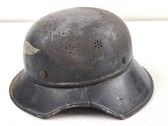 Stahlhelm Luftschutz, in allen Teilen originales...
