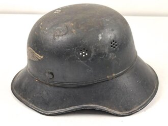 Stahlhelm Luftschutz, in allen Teilen originales...