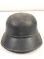 Stahlhelm Luftschutz, in allen Teilen originales Stück, ungereinigt