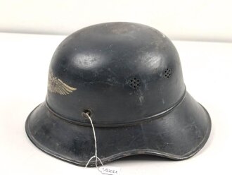 Stahlhelmglocke Luftschutz, in allen Teilen originales...