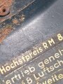 Stahlhelmglocke Luftschutz, in allen Teilen originales Stück, ungereinigt