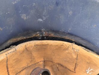 Stahlhelm Luftschutz, in allen Teilen originales Stück, ungereinigt