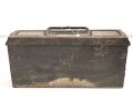 Patronenkasten 41 Wehrmacht. Ungereinigtes Stück, Originallack.